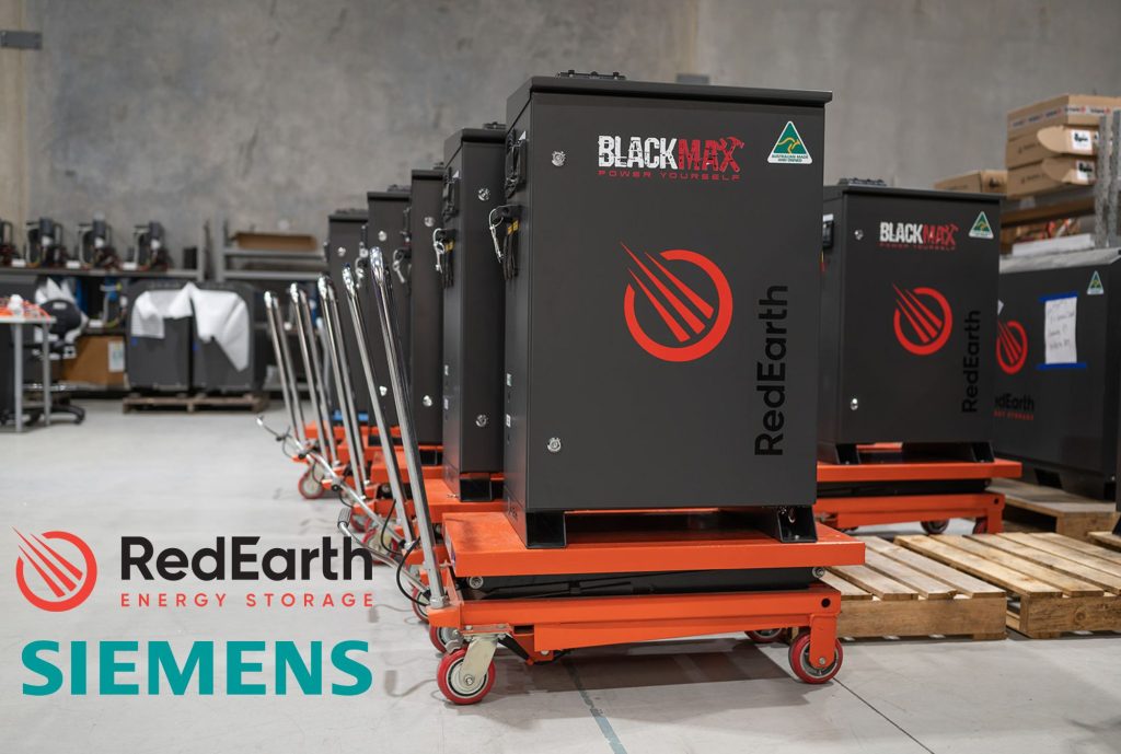 RedEarth Energy Storage and Siemens Announce Technology Partnership