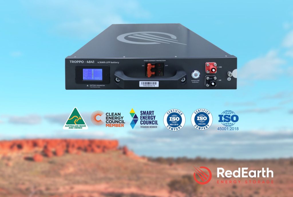 RedEarth announces Troppo- 4841 as the first Australian-made battery approved by Australia’s Clean Energy Council